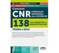 Concorso CNR Consiglio Nazionale delle Ricerche 138 Collaboratori di amministrazione - Teoria e Quiz