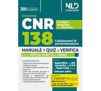 Concorso CNR Consiglio Nazionale delle Ricerche. Manuale + Quiz di verifica 138 Collaboratori di amministrazione