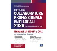 Concorso collaboratore professionale enti locali 2026 area ammini