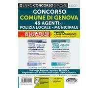 Concorso comune di Genova 49 agenti di polizia locale-municipale. Kit completo di preparazione