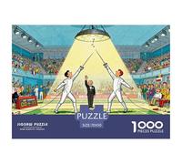 Concorso di recinzione Puzzle in Legno Impermeabile DIY Puzzles Da 1000 Pezzi Per Adulti Impossibili Giochi Di Impegnativi
