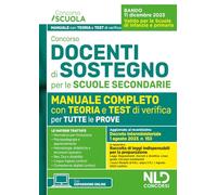 CONCORSO DOCENTI DI SOSTEGNO PER LE SCUOLE SECONDARIE - AA.VV. - NLD CONCORSI