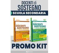 Concorso docenti di sostegno per le scuole secondarie: Manuale con teoria e test di verifica per la prova scritta-Quiz commentati di verifica