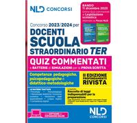 Concorso docenti scuola straordinario TER 2023-2024. Quiz comment