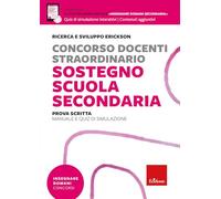 Concorso Docenti Sostegno Scuola Secondaria. Prova Scritta. Manuale E Quiz Di Si