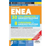 Concorso ENEA - 30 Collaboratori di Amministrazione - 8 Funzionari di Amministrazione - Manuale per la preparazione
