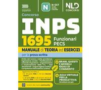 Concorso INPS 1695 Funzionari PECS. Prova scritta. Manuale di teoria ed esercizi 2026. Con software di simulazione