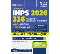 CONCORSO INPS 2026. 336 ASSISTENTI E FUNZIONARI INFORMATICI. 248 ASSISTENTI - 88