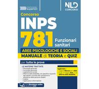 Concorso INPS 781 Funzionari sanitari. Specialisti delle aree Psicologiche e Soc
