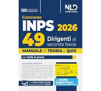 Concorso Inps per 49 dirigenti. Manuale con teoria e quiz 2026