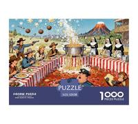 Concorso internazionale di mangiatori di spaghetti western, Puzzle in Legno Impermeabile Puzzles Da 1000 Pezzi Regali Per Adulti Impossibili Per Decorazioni Domestiche
