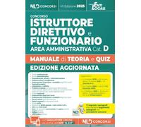 CONCORSO ISTRUTTORE DIRETTIVO E FUNZIONARIO - AREA AMMINISTRATIVA - CAT. D -