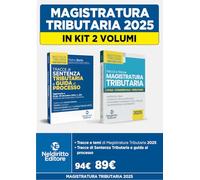 Concorso Magistratura Tributaria: kit 2 volumi per una preparazione completa alla prova scritta 2025. Nuova ediz.