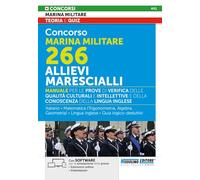 Concorso Marina Militare 266 Allievi Marescialli - Manuale per le prove di verifica delle qualità culturali e intellettive e della conoscenza della lingua inglese
