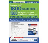 Concorso MIC. 1500 Assistenti alla tutela, accoglienza e vigilanza [Paperback] [