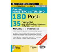 Concorso Ministero del Turismo 180 posti. 35 funzionari area valorizzazion...