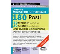 Concorso Ministero del Turismo 180 posti. 40 funzionari (cod. TUR-GA) 20 a...