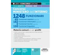 CONCORSO MINISTERO DELL'INTERNO - 1248 FUNZIONARI - AA.VV. - Edizioni