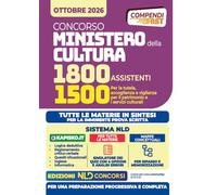Concorso Ministero della Cultura 1800 posti 1500 Assistenti Compendio Fast. Con software di simulazione