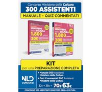 Concorso Ministero della Cultura 1800 posti. 300 assistenti tecnici per la tutela e la valorizzazione del patrimonio culturale (Cod. 02). Kit manuale di teoria e quiz commentati per la prova scrit...