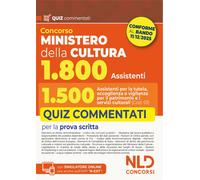 Concorso Ministero della Cultura 1800 posti. Profilo 1.500 assist
