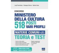 Concorso Ministero della cultura 518 posti vari profili. Con espansione online. Con software di simulazione