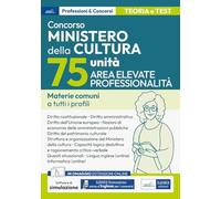 Libri Concorso Ministero Della Cultura (MIC) 75 Unita Elevate Professionalita. M