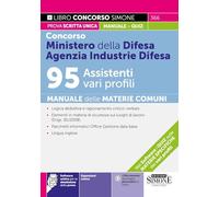 Concorso Ministero della Difesa - Agenzia Industrie Difesa - 95 Assistenti vari profili - Manuale delle Materie Comuni