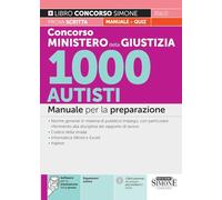 CONCORSO MINISTERO DELLA GIUSTIZIA -1000 AUTISTI - AA.VV. - Edizioni Giuridiche