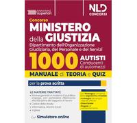Concorso Ministero della Giustizia 1000 Autisti Manuale + Quiz 2024