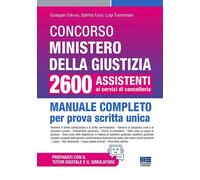 CONCORSO MINISTERO DELLA GIUSTIZIA - 2600 ASSISTENTI AI SERVIZI DI CANCELLERIA