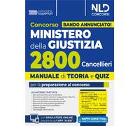 Concorso Ministero della Giustizia per 2800 cancellieri. Manuale
