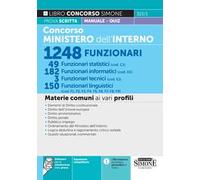 CONCORSO MINISTERO DELL'INTERNO - 1248 FUNZIONARI - AA.VV. - Edizioni