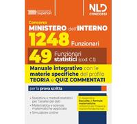 CONCORSO MINISTERO DELL'INTERNO - 1248 FUNZIONARI - 49 FUNZIONARI STATISTICI -