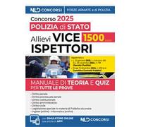 Concorso per 1500 allievi vice ispettori della Polizia di Stato. Manuale con teoria e quiz. Con software di simulazione