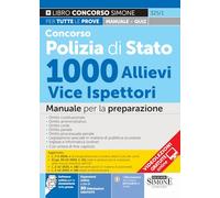 Concorso Polizia di Stato 1000 allievi vice ispettori. Manuale per la preparazione. Con espansioni online e più 90 Videolezioni GRATUITE. Con software online per la simulazione della prova