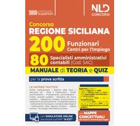 Concorso Regione Sicilia 200 funzionari. Manuale per 80 specialisti ammini...