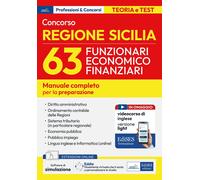 Concorso regione Sicilia 63 Funzionari economico finanziari. Manuale per la prep