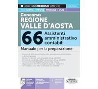 Concorso Regione Valle d’Aosta 66 Assistenti amministrativo contabile - Manuale per la preparazione
