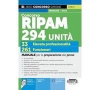 CONCORSO RIPAM 294 UNITA'. 33 ELEVATE PROFESSIONALITA'. 261 FUNZIONARI - AA.VV.