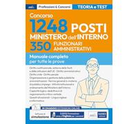 CONCORSO 1248 POSTI MINISTERO DELL'INTERNO - 350 FUNZIONARI AMMINISTRATIVI -