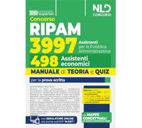 Concorso Ripam 3997 posti, profilo per 498 assistenti economici. Manuale di teoria e quiz per la prova unica