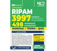 Concorso Ripam 3997 posti, profilo per 498 assistenti economici. Manuale di teoria e quiz per la prova unica