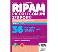 Concorso RIPAM piccoli comuni. 178 posti 36 funzionari con competenze giuridiche