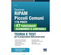 Concorso RIPAM piccoli comuni: 178 posti 47 funzionari economici