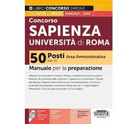 Concorso Sapienza Università di Roma 50 posti Area Amministrativa (Cat. C)...