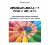 CONCORSO SCUOLA E TFA POSTI DI SOSTEGNO: Sintesi, tabelle, focus e schemi riepil