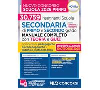 Concorso Scuola PNRR3. Manuale con Teoria e Test di verifica per il nuovo concorso docenti 2025-2026. Nuova ediz.