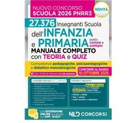 Concorso scuola PNRR3. Manuale infanzia e primaria con teoria e test di verifica