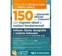 Concorso scuola prova orale. 150 domande ufficiali con risposte i